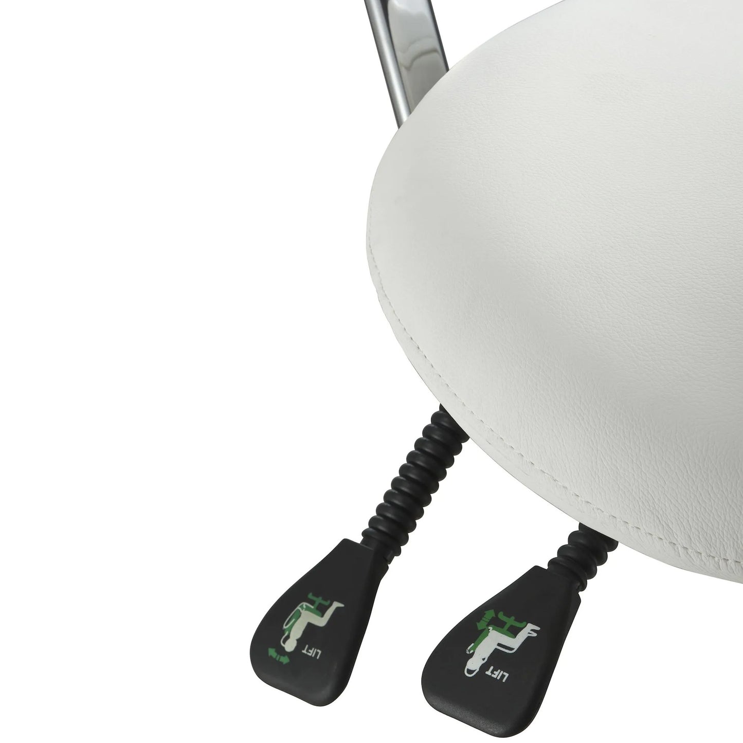 Drehhocker ErgoTurn mit Rückenlehne – Praxisstuhl 360° drehbar