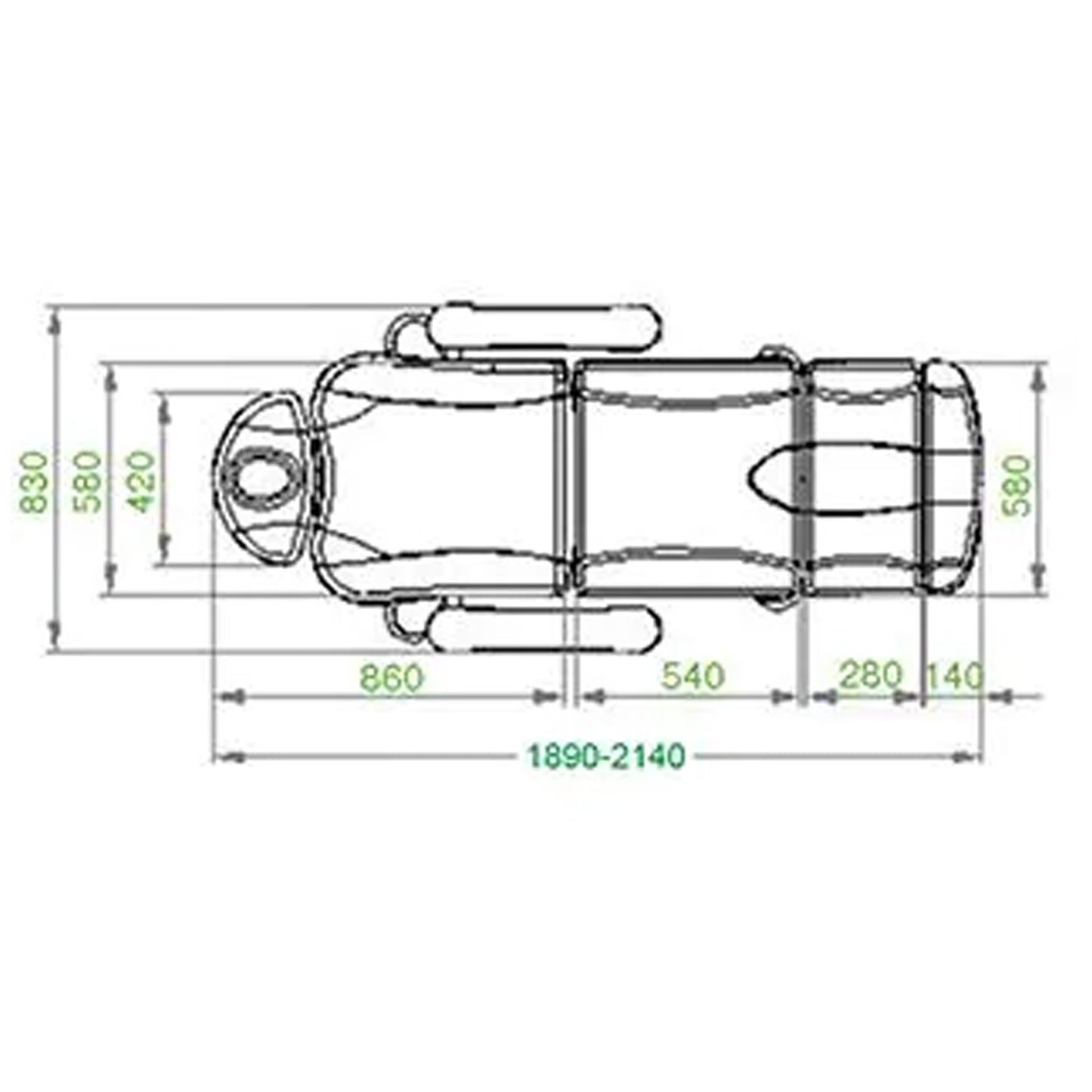 Kosmetikliege Velvet Supreme – 4 Motoren, Heizung, Memory, 240° drehbar