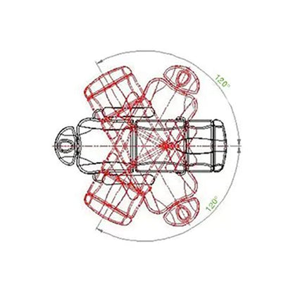 Kosmetikliege Velvet Supreme – 4 Motoren, Heizung, Memory, 240° drehbar