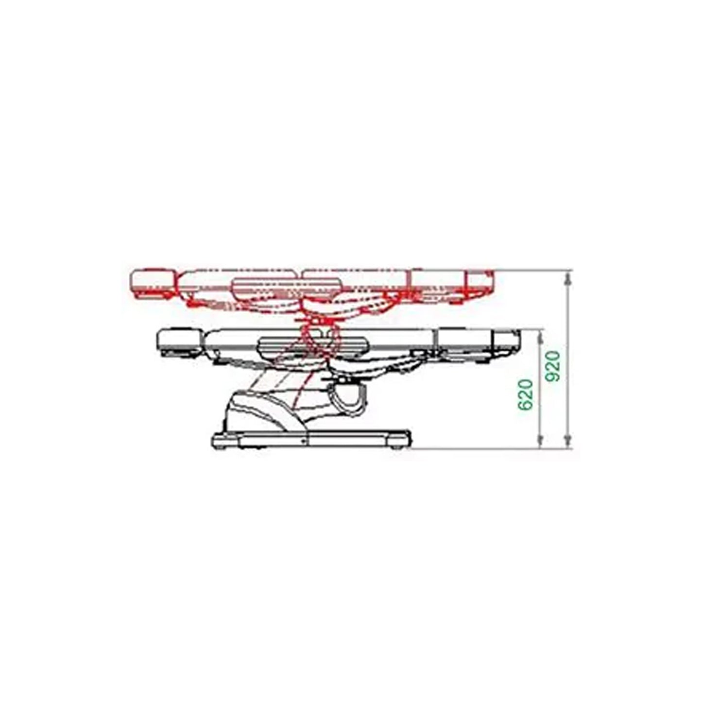 Kosmetikliege Velvet Supreme – 4 Motoren, Heizung, Memory, 240° drehbar