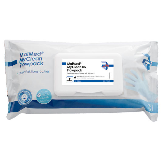 MyClean® DS Flowpack Desinfektionstücher mit Alkohol