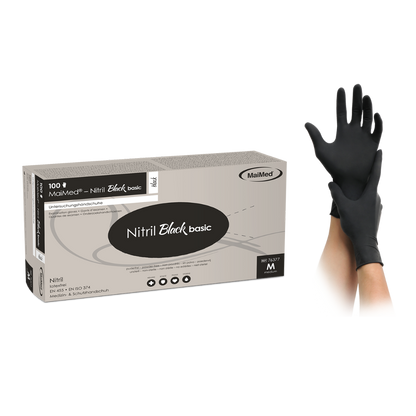 MaiMed® solution100 Nitrilhandschuhe – puderfrei, latexfrei | EN 455 | Karton 1.000 Stück