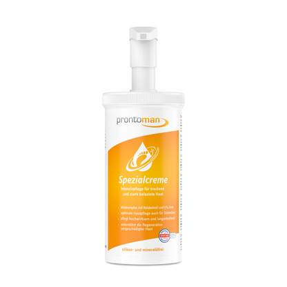ProntoMan Crème Spéciale | Soin Peaux Diabétiques avec Urée 5% & Huile de Son de Riz | Podologie
