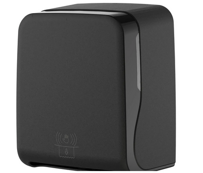 Distributeur de rouleaux essuie-mains automatique, noir mat