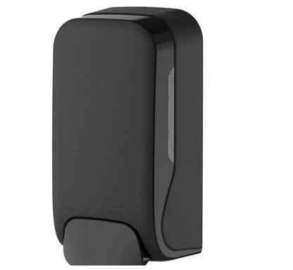 Soap dispenser, 1,000 ml, matte black, refillable