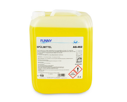 Dish soap with citrus scent, in 10-liter canister