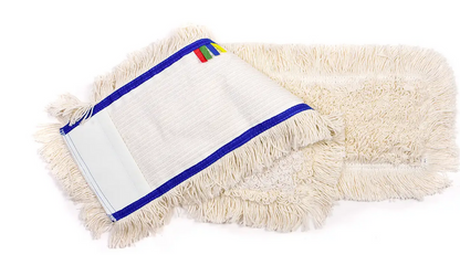 Baumwoll-Wischmopp für Breite 40 cm, weiß – 10 Stück