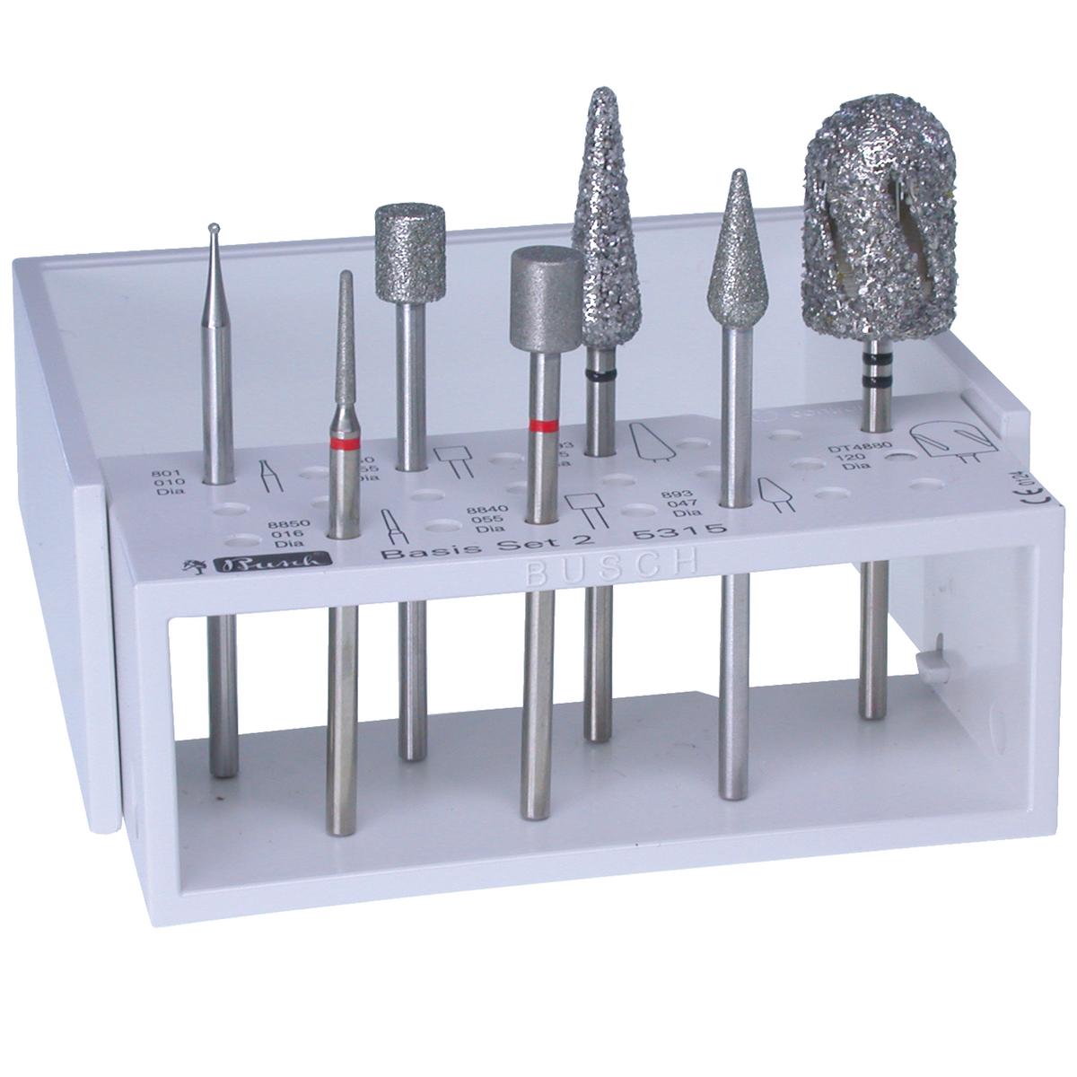 Basis Set II 5315 – Diamantschleifer-Set für Hornhaut und Nagel