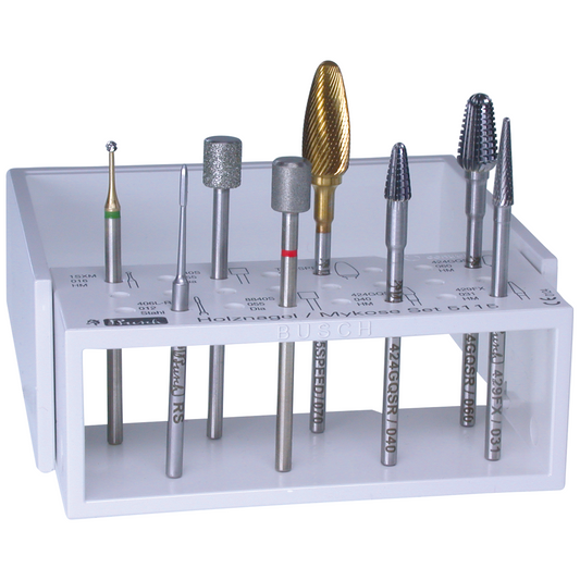 Mykose/Holznagel Set 5115 – Instrumentenset für mykotische und grypotische Nägel