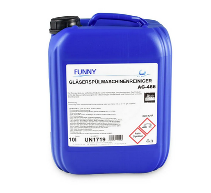 Nettoyant verre pour lave-vaisselle professionnels, 10 l /12 kg