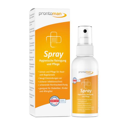 ProntoMan Spray 75 ml | Hornhauterweichung & Hygiene | Podologie