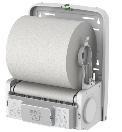 Distributeur de rouleaux essuie-mains automatique, noir mat
