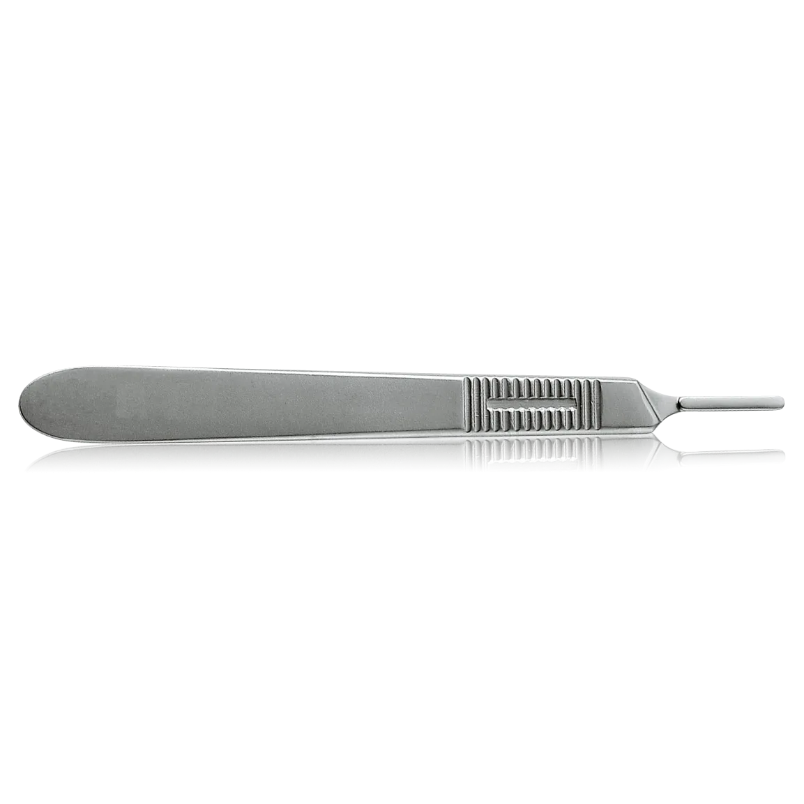 Skalpellgriff Typ 3 ECO, mattiert, flach 12,5 cm