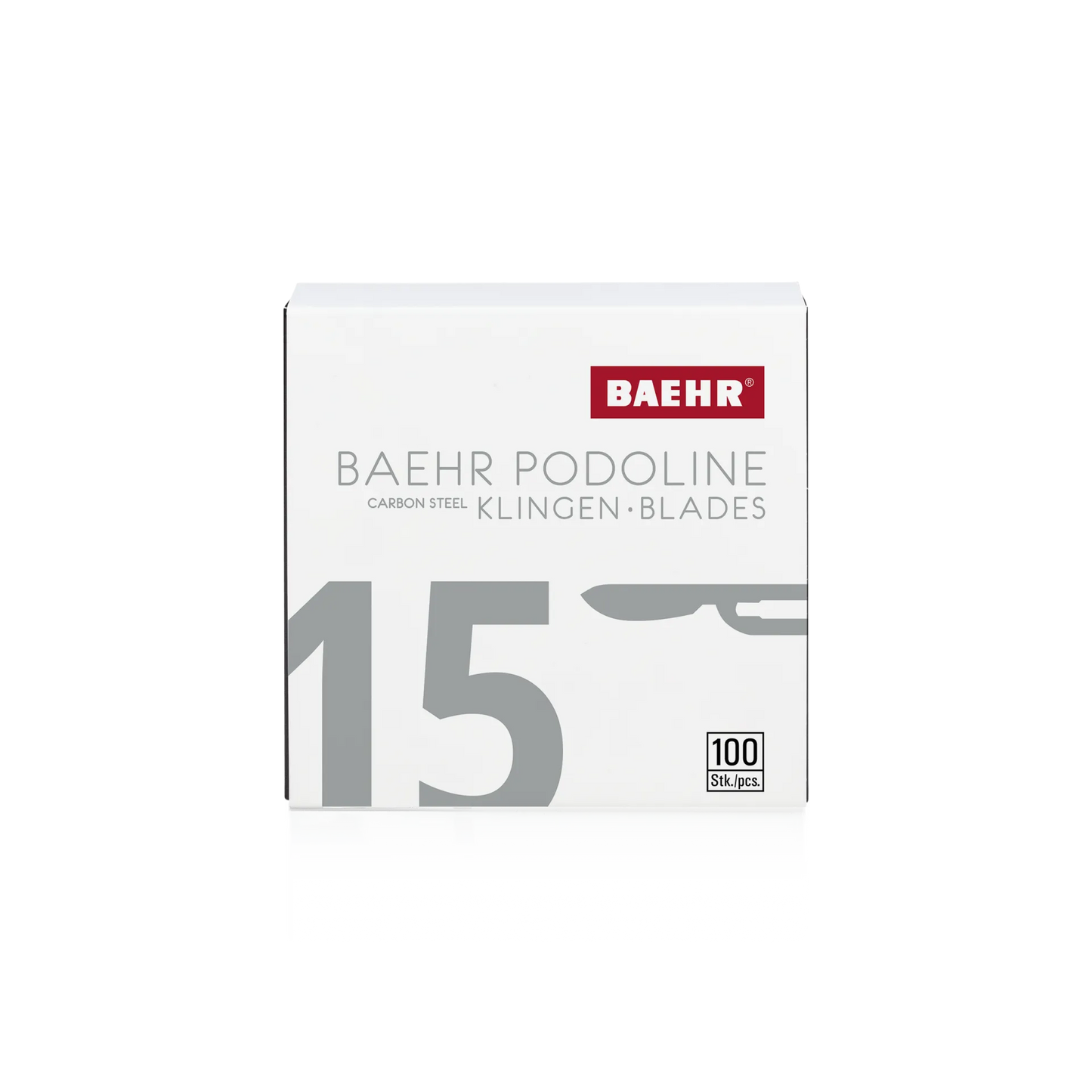 Skalpellklingen | Nr. 10, 11, 13 & 15 | 1 Box (100 Stk.) – Steril, Einzel verpackt