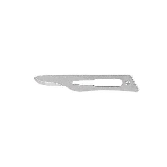 Scalpel Blades No. 15 | 1 Box (100 Pcs.) – Sterile, Individually Wrapped