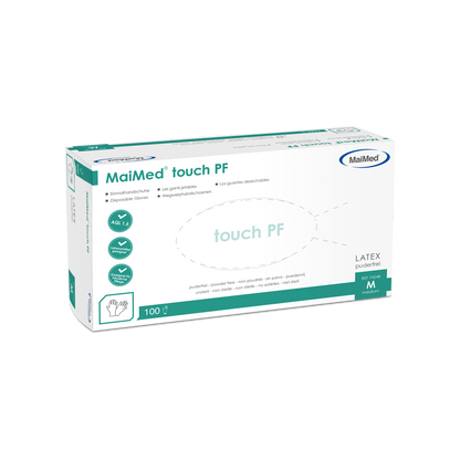 MaiMed Latex Examination Gloves touch PF