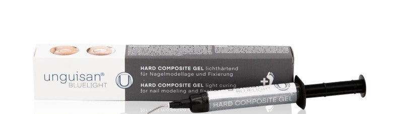 Unguisan Blue Light Gel Hart | Composite Gel 4 g | Nagelkorrektur-Gel für Podologie