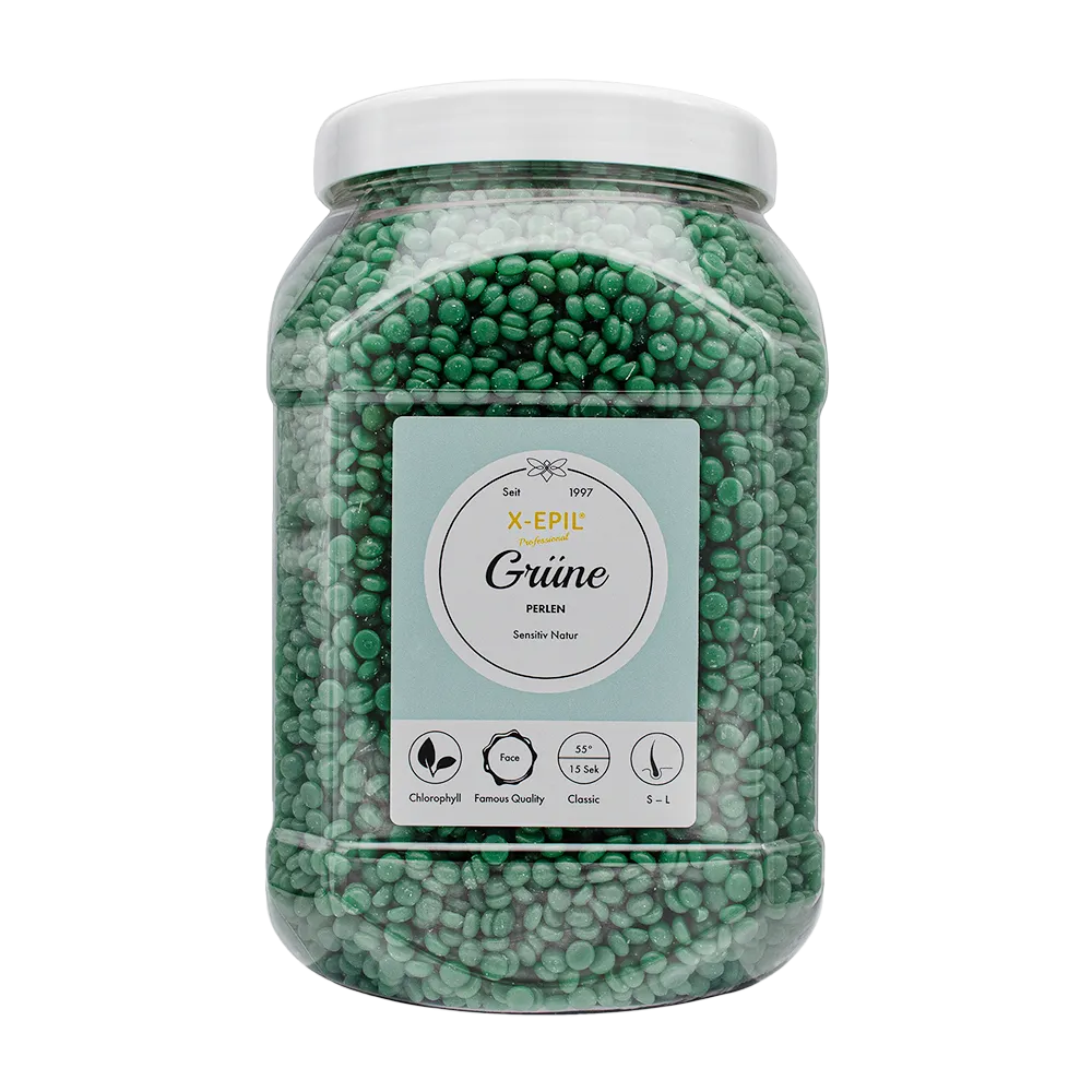Warmwachs-Perlen grün – Professionelles Wachs für Haarentfernung